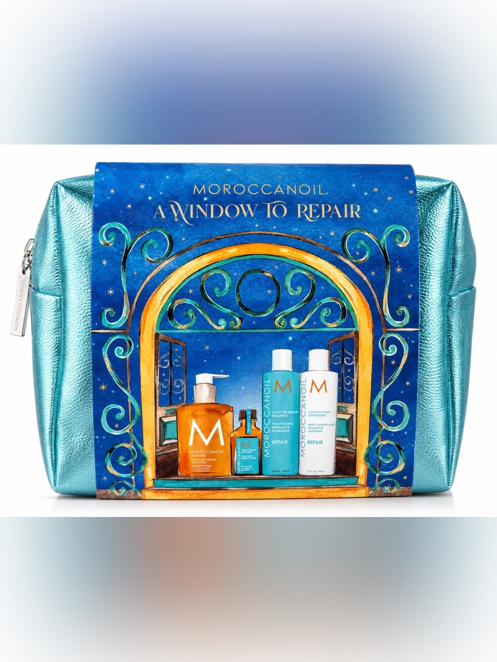 NEW Moroccanoil A Window to Repair Holiday Gift Set Moisture Repair Hair Care